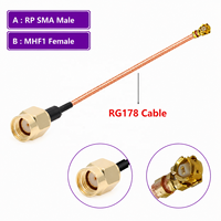 Adaptateur U.FL MHF femelle vers SMA femelle étanche, câble coaxial RF Pigtail pour extension d'antenne WIFI MHF RG178