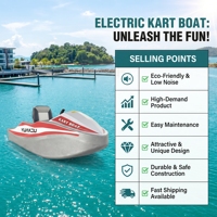 Bateau électrique EPP Kart 2 places Océan Eaux Surf Pêche Divertissement Loisirs familiaux Étanche Durable