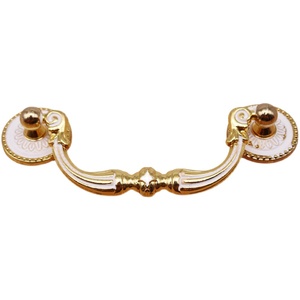 Modern European Style Rose Cabinet Handle Chrome <b>Gold</b> Silver Finish <b>Drawer</b> <b>Pull</b> Knob Furniture Hardware - Product Image 1