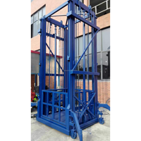 Monte-charge hydraulique mural de 1000 kg avec commande manuelle et dimensions personnalisables