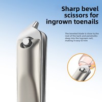 Ensemble de coupe-ongles portable 7 en 1 en acier inoxydable avec lime à ongles en verre nano, kit de pédicure pour le soin des ongles, emballage en boîte