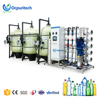 Pabrik Pengolahan Air RO Bersertifikasi CE Ocpuritech 10T/H Sistem Reverse Osmosis Industri Dengan Solusi Air PLC