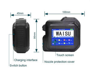 Waisu Nieuwe Model Mini Draagbare Printer Handheld Thermische Inkjet Printer Datumcode Logo Afbeelding Inkjet Print Label Machine - Product Image 2