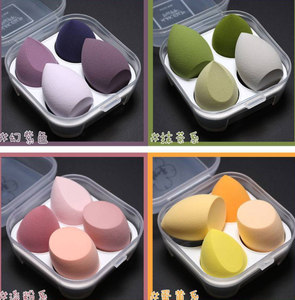 Bán buôn trang điểm Máy xay sinh tố <span class=keywords><strong>Sponge</strong></span> Set 8 Piece logo Pet nhựa gói hộp trang điểm <span class=keywords><strong>Sponge</strong></span> Set - Product Image 5