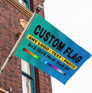 Cờ tùy chỉnh ba lớp Cờ cá nhân hai mặt-Tạo văn bản/hình ảnh/Logo của riêng bạn 2X 3ft/3X 5ft/4X 6ft/5x8ft thêm hình ảnh của bạn - Product Image 2