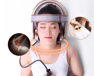 Cervi cal Posture Pump Luft Hals Traktion unterstützung gerät Neues Design Atmungsaktives haut freundliches elektrisches Wärmetherapie-Nacken massage gerät - Product Image 3