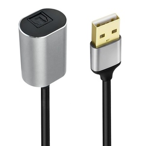 <span class=keywords><strong>Adaptateur</strong></span> audio optique USB A vers Toslink, émetteur numérique <span class=keywords><strong>SPDIF</strong></span> unidirectionnel pour ordinateur portable, connexion par fibre optique - Product Image 2