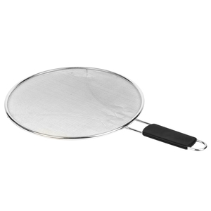 Splatter Screen for <strong>Frying</strong> <strong>Pan</strong> - 13 Inch <strong>Stainless</strong> <strong>Steel</strong> Grease Splatter Guard Cover Oil Splash Cooking Fried Chicken or Popcorn - Product Image 2