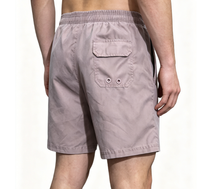 Shorts de plage décontractés pour hommes, imprimé pigmenté, lavés, respirants, séchage rapide, antibactériens, imperméables, en polyester/nylon, taille élastique