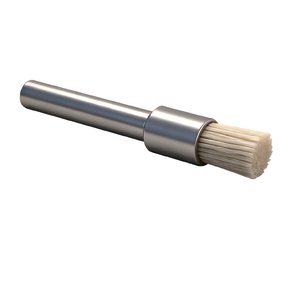 Brosse en carbure de silicium avec poils en acier inoxydable, manche métallique personnalisable, qualité industrielle et DIY pour l'élimination des bavures - Product Image 6