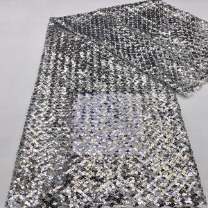 أزياء جديدة للأطفال والنساء من الخرز المطرز المجوف والقهوة بالترتر من الدانتيل المنسوج القابل للذوبان في الماء - Product Image 5