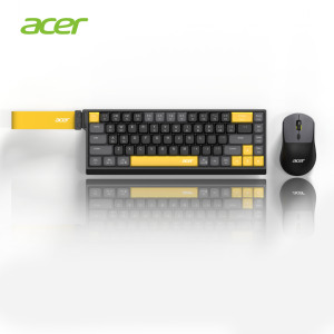 <span class=keywords><strong>Acer</strong></span> OKR264<span class=keywords><strong>ไร้</strong></span><span class=keywords><strong>สาย</strong></span>2.4G BT ชุดเมาส์คีย์บอร์ดบางเฉียบปิดปากเงียบ3คีย์68คีย์กันน้ำชุดเม้าส์สำหรับสำนักงาน - Product Image 1