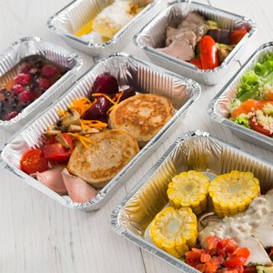 Nhà Máy bán hàng trực tiếp bán buôn 200/500/1000 cái mỗi gói 8011 lá nhôm Hộp bao bì thực phẩm - Product Image 4