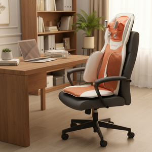 Emoka Toptan Yüksek Kaliteli 6 Motorlu Titreşimli Shiatsu Sırt ve Bel Masaj Minderi Üstün PU Deri ile - Product Image 1
