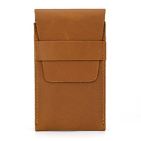 Boîte à montres en cuir véritable, cuir de vachette pleine fleur, étui de rangement en cuir Crazy Horse, simplicité urbaine, modèle 9309, best-seller transfrontalier