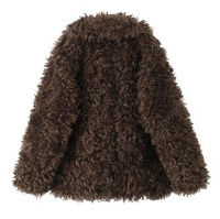 Veste Courte Décontractée Zeyu pour Femme en Fausse Fourrure Bouclée, Manteau d'Hiver Chaud Oversize Style Streetwear, Manteau en Fausse Fourrure Écologique pour Femme ODM / OEM