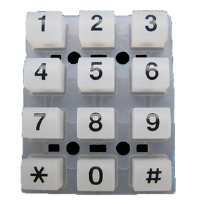 Tùy chỉnh thiết bị điện Silicone cao su push button với màu đen dẫn điện Pill - Product Image 6