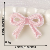 Mini forme faites-le vous-même coque de téléphone paillettes arc patchs auto-adhésifs pour vêtements Spot Patch