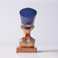 Vilead — figurines Miniature de artistes égyptien antiques, personnages du buste de la tête de reine, pharaon, en soldes