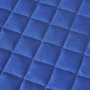 Set Sprei Kasur Tebal Berbahan Campuran Linen Beludru Bordir Jacquard Motif Bunga Gaya Amerika Warna Biru Dongker untuk Pernikahan Musim Dingin - Product Image 6