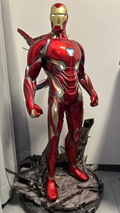 Statua di <span class=keywords><strong>Iron</strong></span> Man in Resina a Grandezza Naturale 1:1, Scultura Artistica Personalizzata all'Ingrosso, Figura di Supereroe da Film - Product Image 4