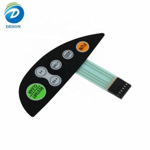 Deson OEM 4*4/4*5 phím Overlay PC Pet PVC màng chuyển đổi bàn phím ma trận bàn phím thông minh xe bên ngoài bàn phím phim với chất kết dính - Product Image 3