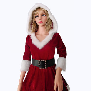 Vestido <span class=keywords><strong>de</strong></span> Navidad para <span class=keywords><strong>mujer</strong></span>, sudadera con capucha <span class=keywords><strong>de</strong></span> Papá Noel Sexy, disfraces <span class=keywords><strong>de</strong></span> Cosplay, ropa <span class=keywords><strong>de</strong></span> fiesta <span class=keywords><strong>de</strong></span> noche para <span class=keywords><strong>mujer</strong></span>, vestidos <span class=keywords><strong>de</strong></span> otoño e invierno, señora <span class=keywords><strong>Claus</strong></span> - Product Image 5