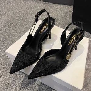 รองเท้าส้นสูงผู้หญิง 7 ซม./9 ซม. รุ่นใหม่ปี 2025 ประดับเพชร สไตล์ทันสมัย - Product Image 2