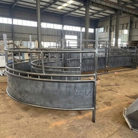 Corral de Alta Calidad para Ganado, de Acero Galvanizado Resistente, para Cría de Ganado Vacuno y Ovino, Ecológico y Fácil de Montar