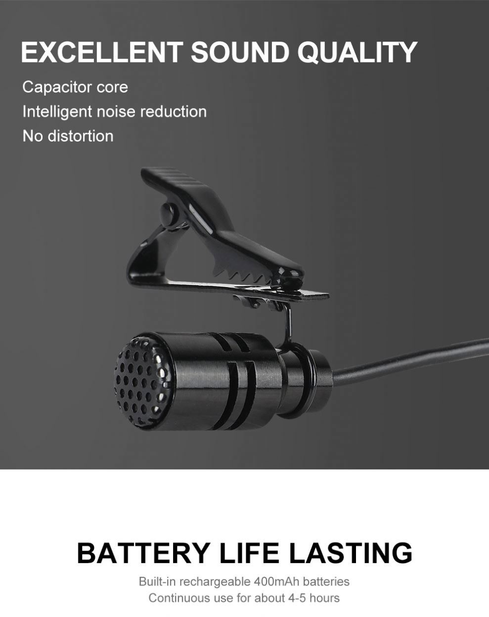 microphone with headphone wireless