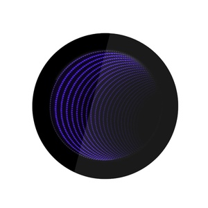 Mur moderne 3D miroir tunnel <span class=keywords><strong>magique</strong></span> salle de bain LED miroir infini - Product Image 5