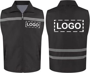 Chalecos de Uniforme para Supermercado, Ropa de Trabajo Transpirable de Poliéster para Cajeros, Clérigos de Inventario y Personal de Servicio al Cliente, con Múltiples Bolsillos - Product Image 3