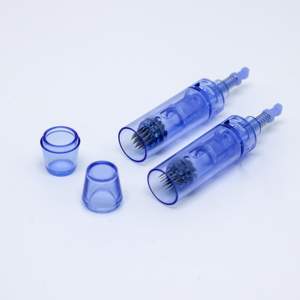 Aguja Cartucho de tatuaje permanente <span class=keywords><strong>Agujas</strong></span> de tatuaje Maquillaje permanente de plástico <span class=keywords><strong>Agujas</strong></span> de maquillaje permanente Maquillaje permanente 10 unids/caja - Product Image 3