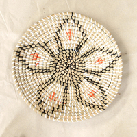Meilleure vente de haute qualité à bas prix pour la décoration murale de panier en jonc de mer fait à la main