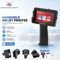 Impresora de Inyección de Tinta Industrial Portátil IPS-HH254 Plus Online de 25,4 mm y 4 Pulgadas para Bolsas de Embalaje de Plástico