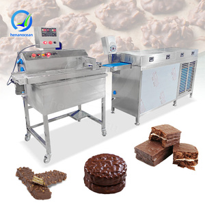 Ligne de production de machines d'enrobage de chocolat pour barres chocolatées OCEAN et gâteaux, pour <span class=keywords><strong>donuts</strong></span> - Product Image 1