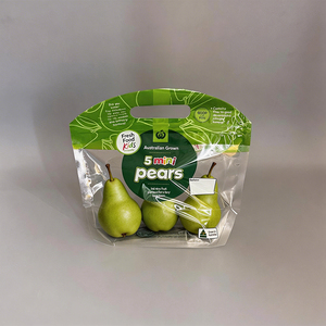 Bolsas de plástico personalizadas con impresión de logotipo, antivaho, con cierre, para envasar frutas y verduras. - Product Image 1