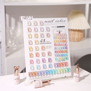 Missgel Design 120/160/216 Uds esmalte de uñas Gel Color libro tablero acrílico mostrar uñas Color gráfico libro Tarjeta de visualización - Product Image 2