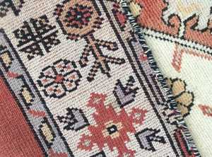 Alfombra Kazak anudada a mano afgana Vintage personalizable, patrón abstracto moderno, Kilim de algodón para ejercicio de dormitorio, artesanos hechos a mano - Product Image 3