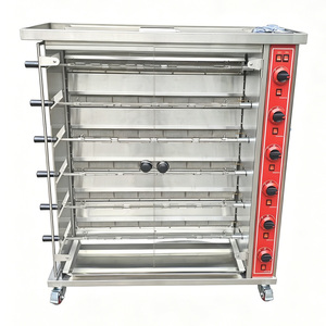 Griglia Industriale Commerciale in Acciaio Inox a 3/6/9 Livelli, Girarrosto Rotante a Gas ed Elettrico <span class=keywords><strong>per</strong></span> Polli Arrosto - Product Image 1