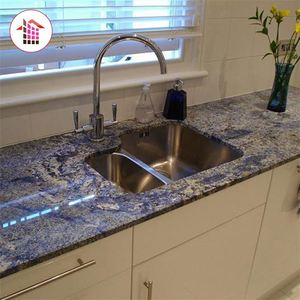 פרימיום זול מחיר מודרני כחול azul macauba גרניט אבן אריח עבור מדרגות משטחי מטבח - Product Image 2