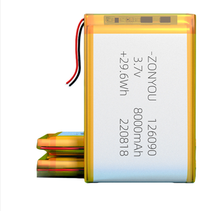 신기술 ZonYou 8000mAh 고용량 리튬 폴리머 배터리 LiCoO2 양극재 500회 사이클 3C 전자제품용 파워뱅크 - Product Image 1