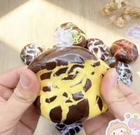 Balle Squishy en Argile Colorée TPR, Surface Effet Chocolat, Rebond Lent, Anti-Stress, Gadget Amusant pour Enfants et Adultes, Vente Directe Usine