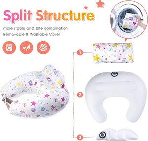 Cuscino Allattamento Plus Size con Cinghia Regolabile in Vita, Cuscino per Allattamento in TPU per Mamma e Neonato, Divano per Neonati - Product Image 5