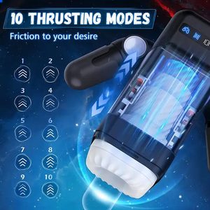 Vibrador GF con 10 Modos de Vibración, Función de Calentamiento, Masturbador Automático con Soporte para Teléfono, Juguete Sexual para Hombres - Product Image 3