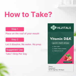 Offre Spéciale : Bandes Orales de Vitamine K2 D3 – Améliore l'Immunité – Film Dissoluble pour Adultes et Adolescents – 30 Bandes - Product Image 6
