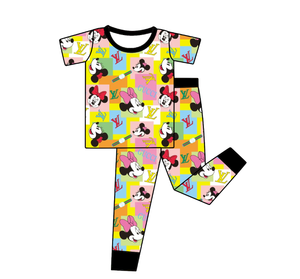 最も近いスタイルのアニメデザインのベビーワンシー、ダブルジッパー、竹製品、子供のウォーキングと這う服 - Product Image 4