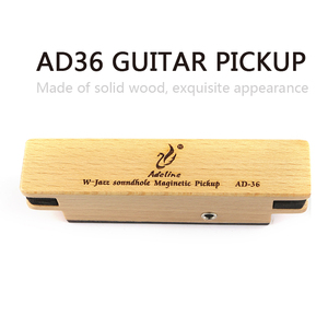 Guitare folk <span class=keywords><strong>ad36</strong></span> pictiar pickups, fait à la main, sans trous, haute puissance - Product Image 2
