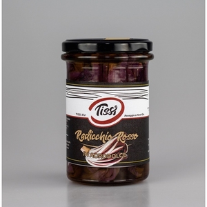 Tissi Radicchio Rosso Italiano Sott'Aceto - Verdure Conservate 270g X 6 Pezzi Sottaceto - Product Image 1