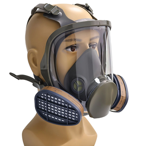 <span class=keywords><strong>Masque</strong></span> respiratoire facial complet réutilisable KN95 à <span class=keywords><strong>3</strong></span> couches avec valve d'expiration, ajustement confortable pour peintre - Product Image 4